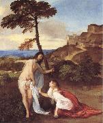 Christ and Maria Magdalena TIZIANO Vecellio